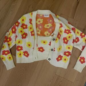 CALLAHAN 100% Cotton Floral Knit Set